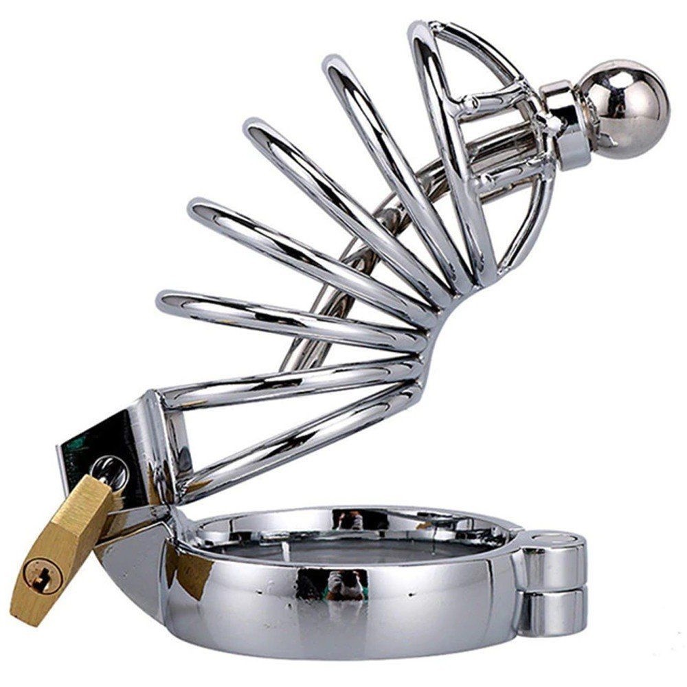 bAŞKa Master Male Chastity Urethral Play Chastity Penis Kafesi 45 mm