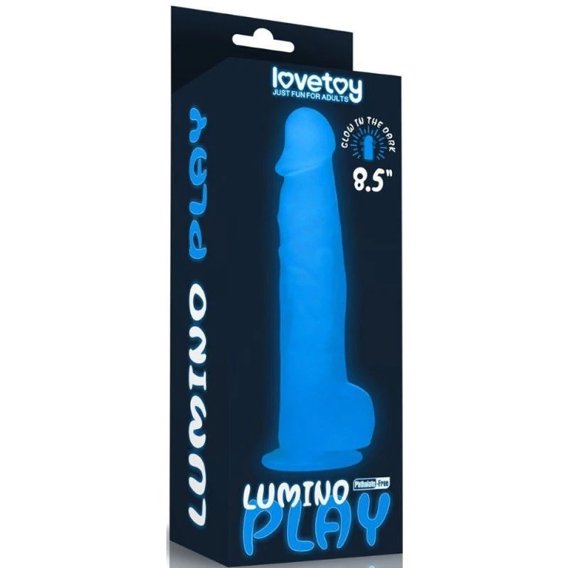 Lovetoy Lumino Play Jelly Dildo 21.5 cm Realistik Penis LV319022