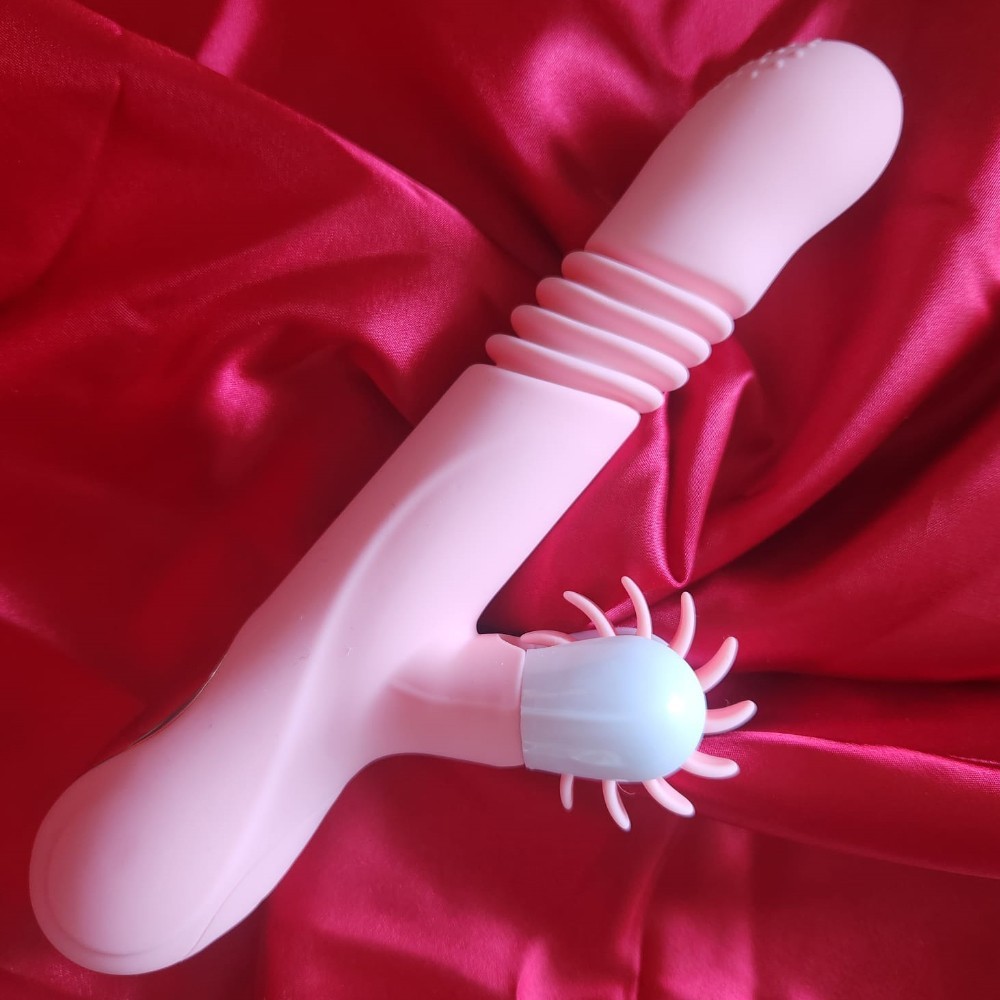 bAŞKa Nuo Licking Thrusting Isıtmalı ve İleri Geri Hareketli Rabbit Vibratör