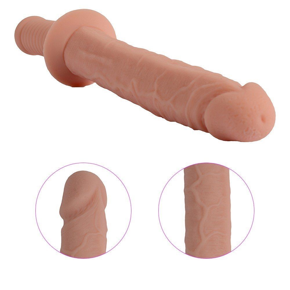 Xise Dildo Great Sword Double Çift Taraflı Realistik Penis 32.5 cm XS-WBC10058-G