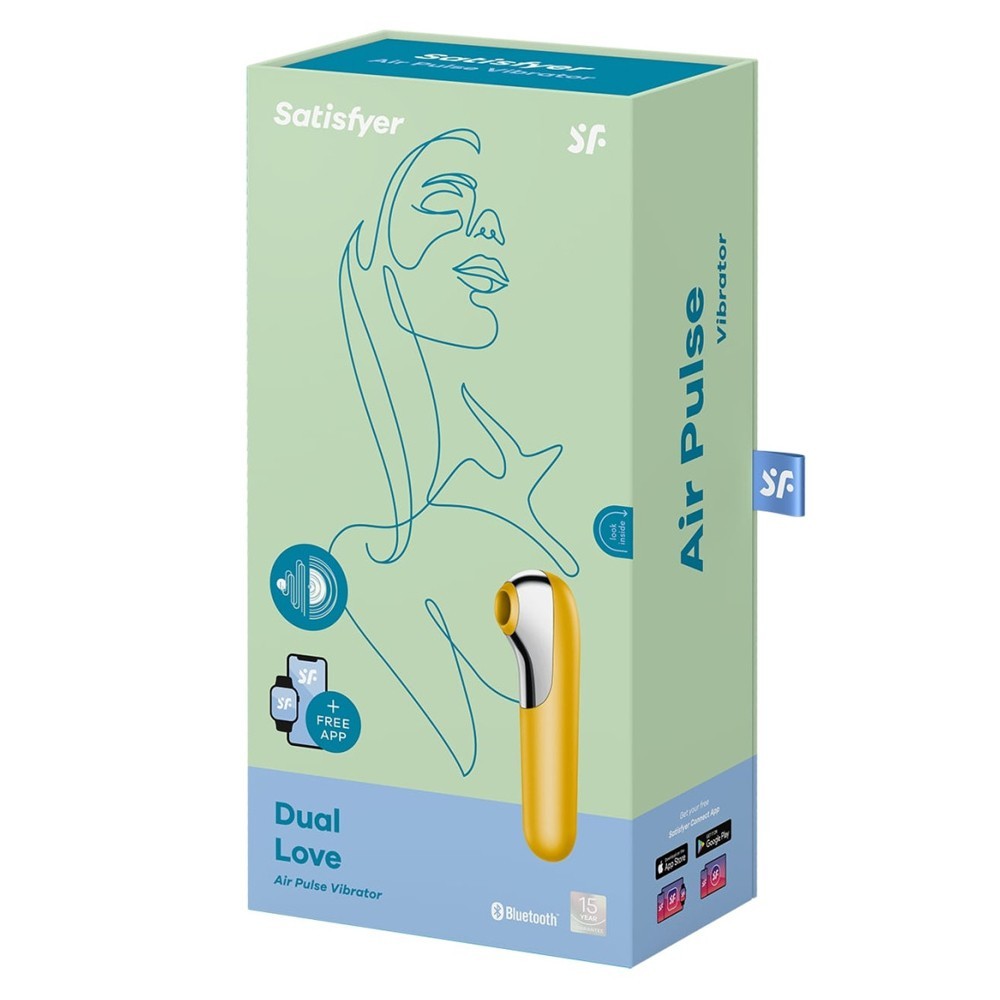 Satisfyer Dual Love Telefon Kontrollü Emiş Güçlü Vibratör