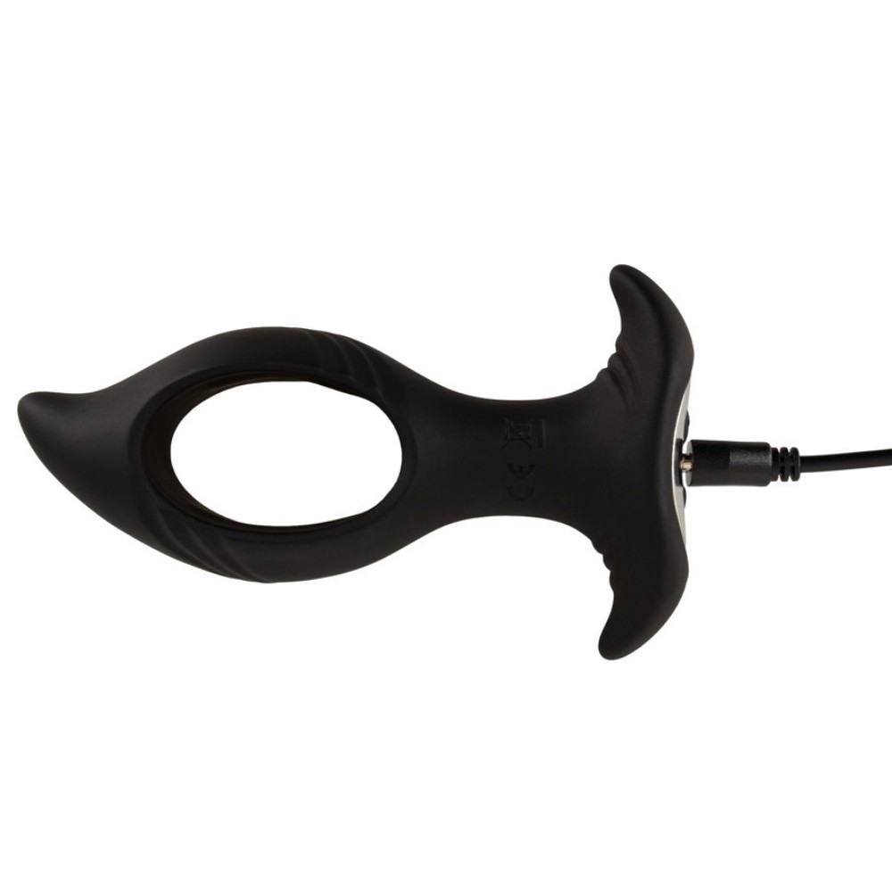 Anos Finest Butt Wear Remote Control Butt Plug With A Hole Delikli Anal Vibratör