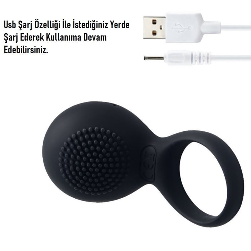 Svakom Tyler Vibrating Ring Titreşimli ve Klitoris Uyarıcılı Vibratör
