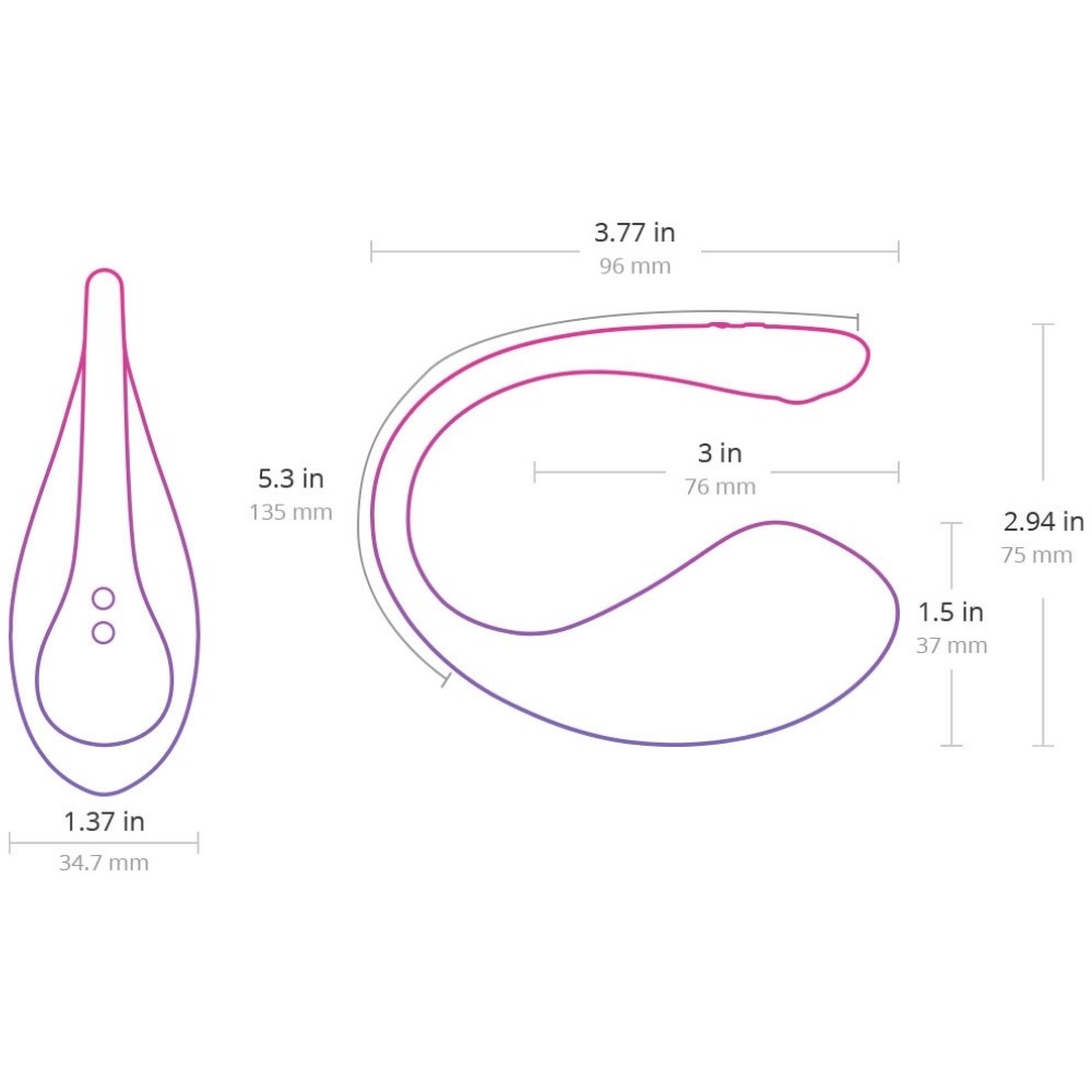 Lovense Lush 3 Telefon Kontrollü ve Giyilebilir Vibratör