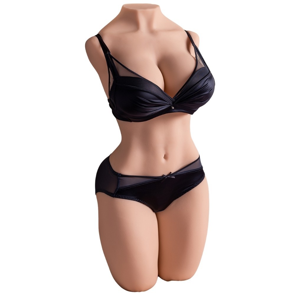 Shequ Erica Doll İtme Fonkiyon İskelet Yarım Vücut Masturbator SQ-MAT20013