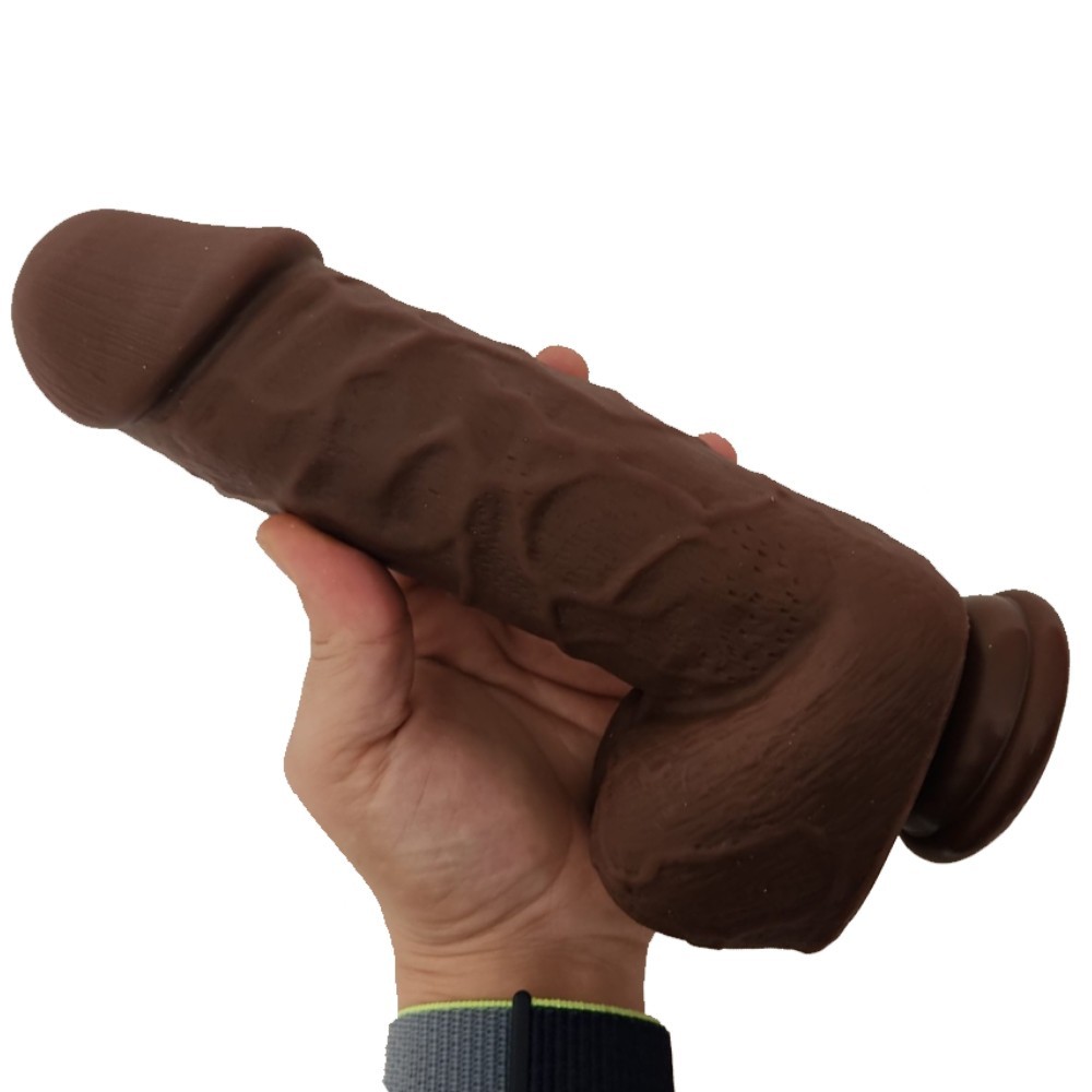 Xise Dildo Series X-Men Brown Natural Doku Realistik Penis XS-WBB10011