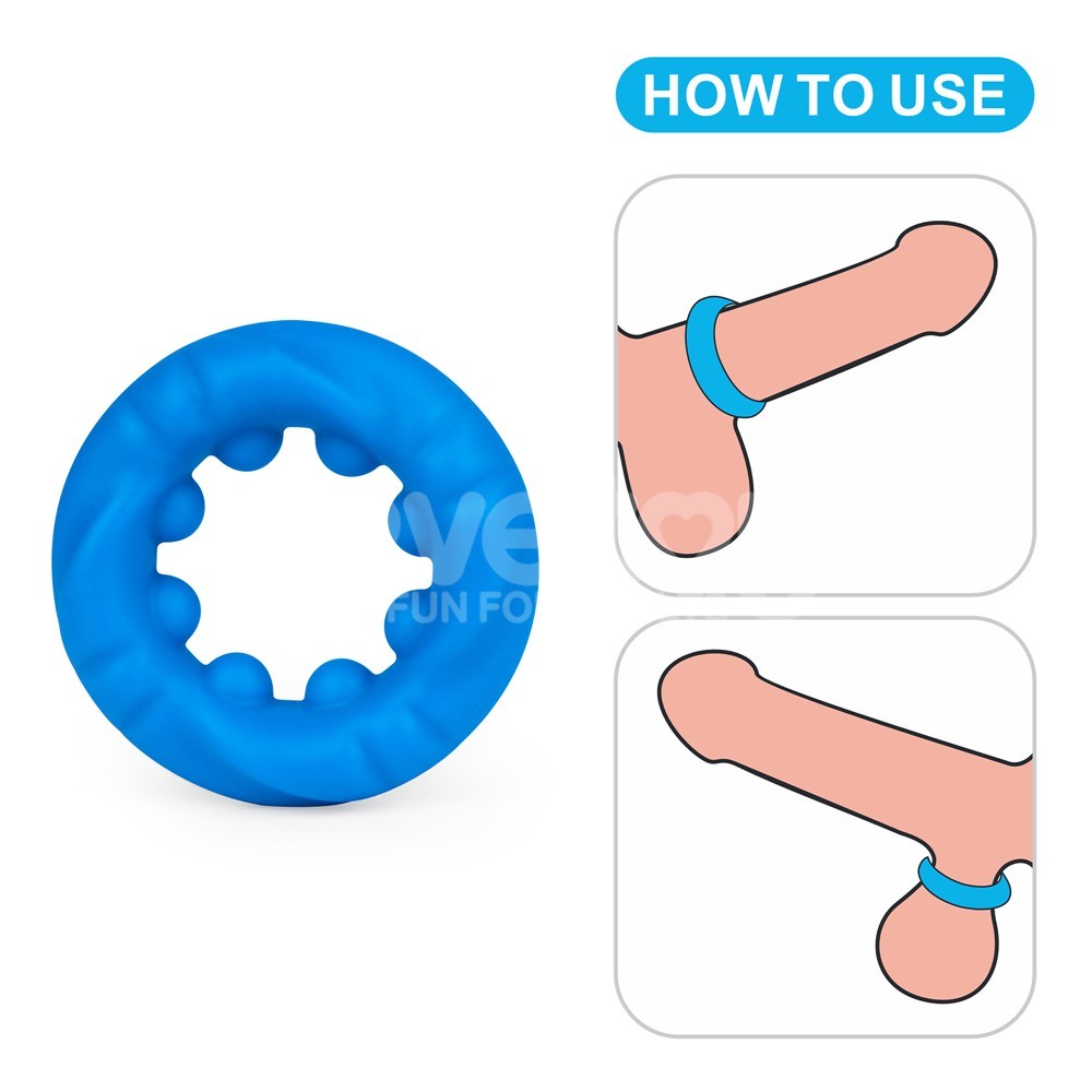 Lovetoy Pinnacle Pro Ridge Bump Stretcher Silikon Penis Halkası LV443012