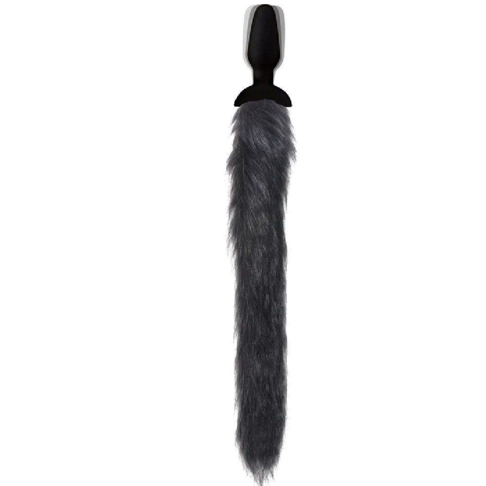 Xr Grey Fox Tail Vibrating Kuyruklu Anal Vibratör