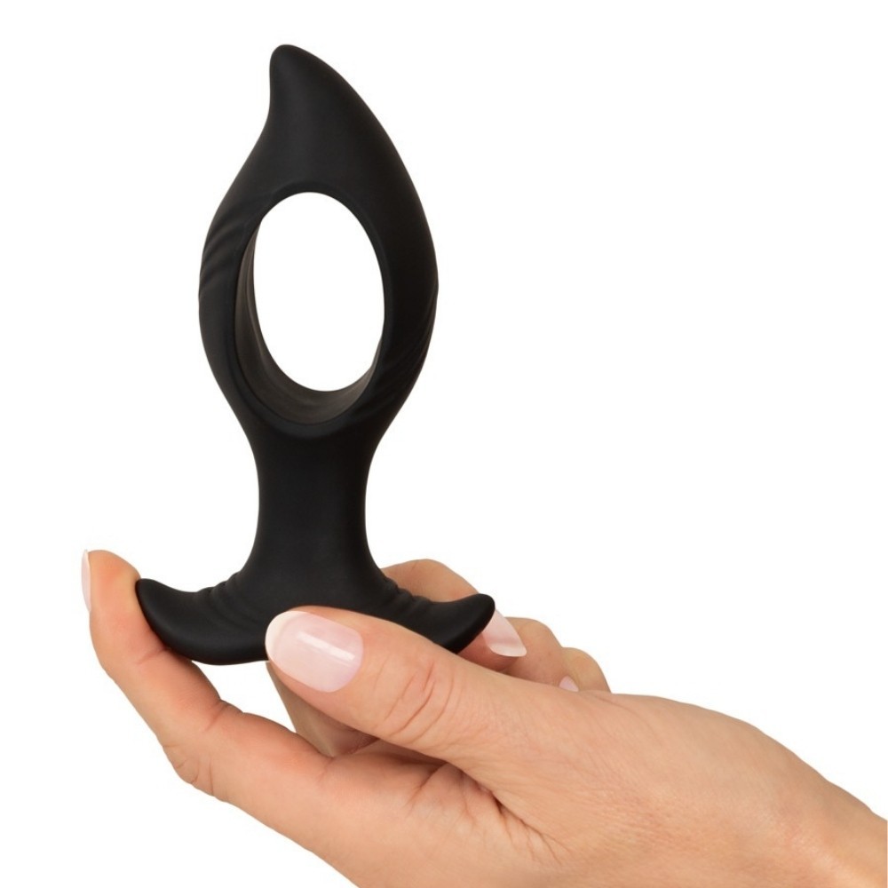 Anos Finest Butt Wear Remote Control Butt Plug With A Hole Delikli Anal Vibratör