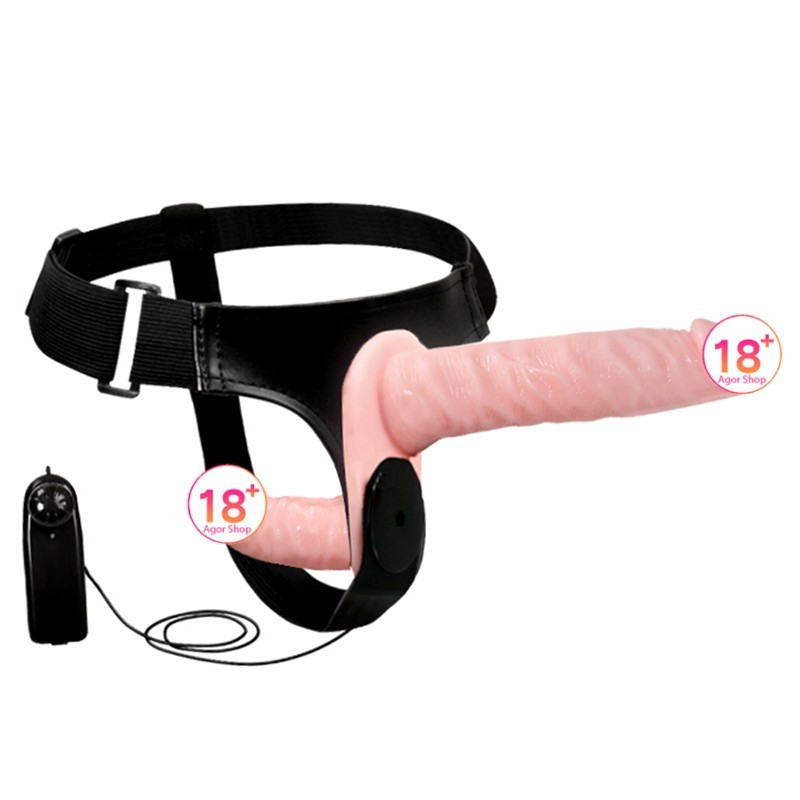Baile Ultra Passionate Double Head Biseksuel Titreşimli Strap-On