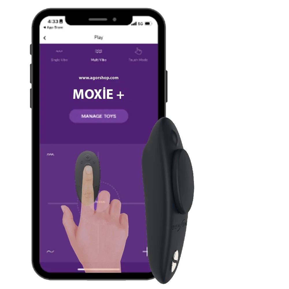 We-Vibe Moxie+ App And Remote Controlled Giyilebilir Vibratör