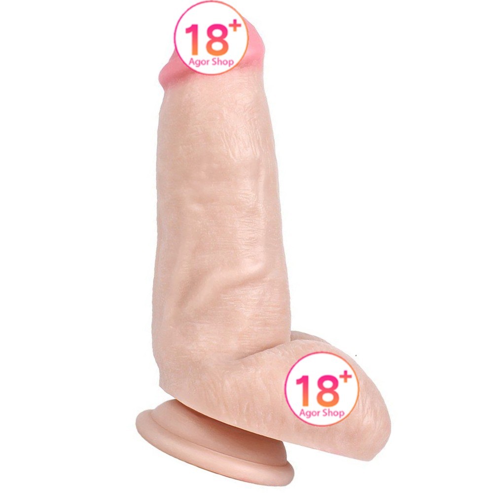 Xise Dildo Series Red Eagle 16 cm Realistik Penis XS-WBC10013