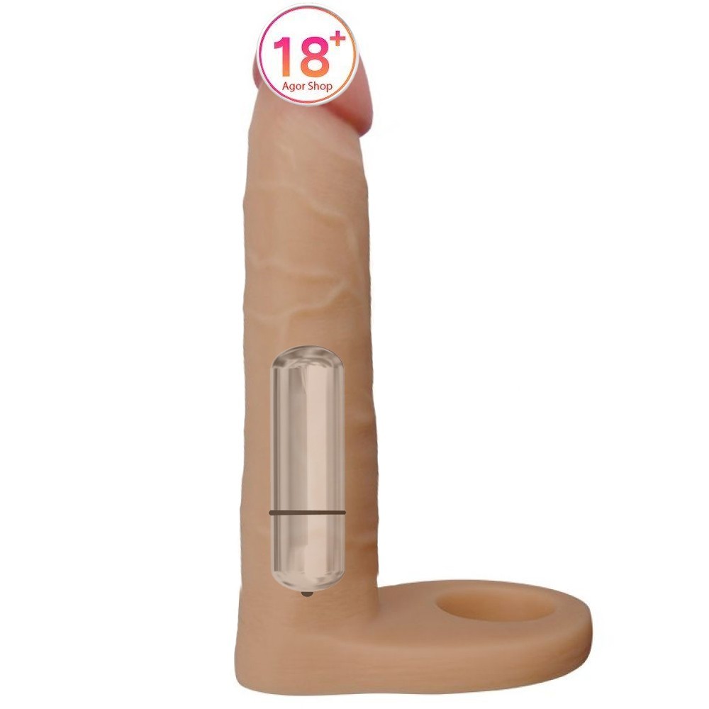 Lovetoy The Ultra Soft Double 17.8 cm Titreşimli Anal Penis LV1133