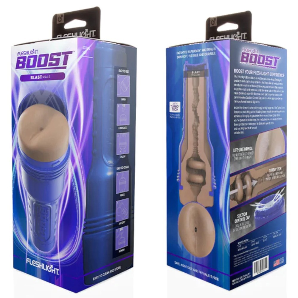 Original Fleshlight Boost Blast Male or Female Light Anüs Masturbator