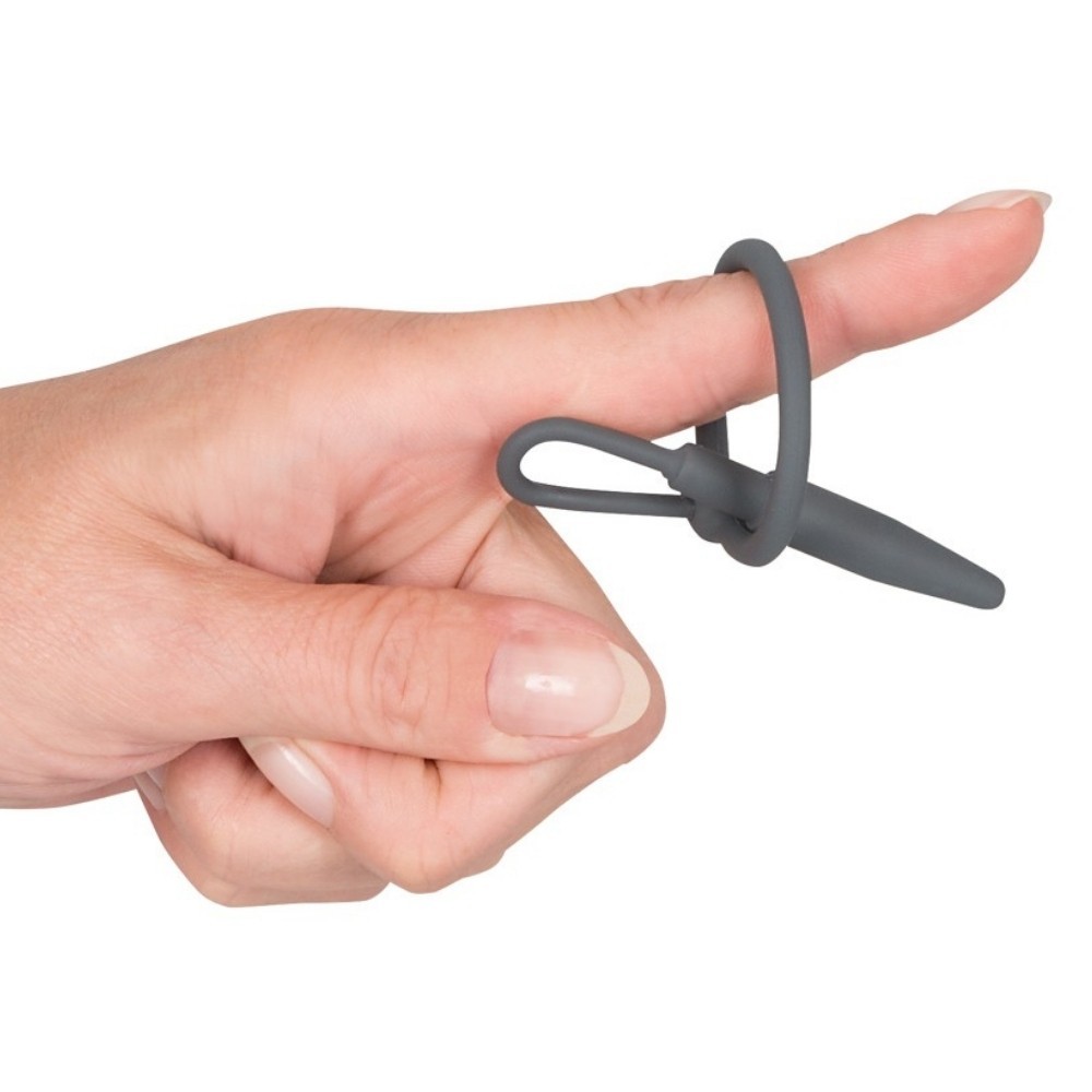 Penis Plug With Glans Ring Silicone Penis Plug