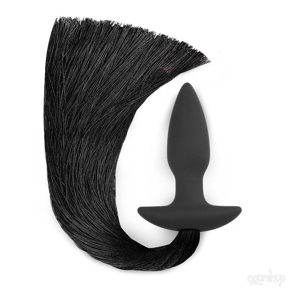 Lovetoy Silicone With Pony Tail Kuyruklu Anal Plug Siyah LV421001