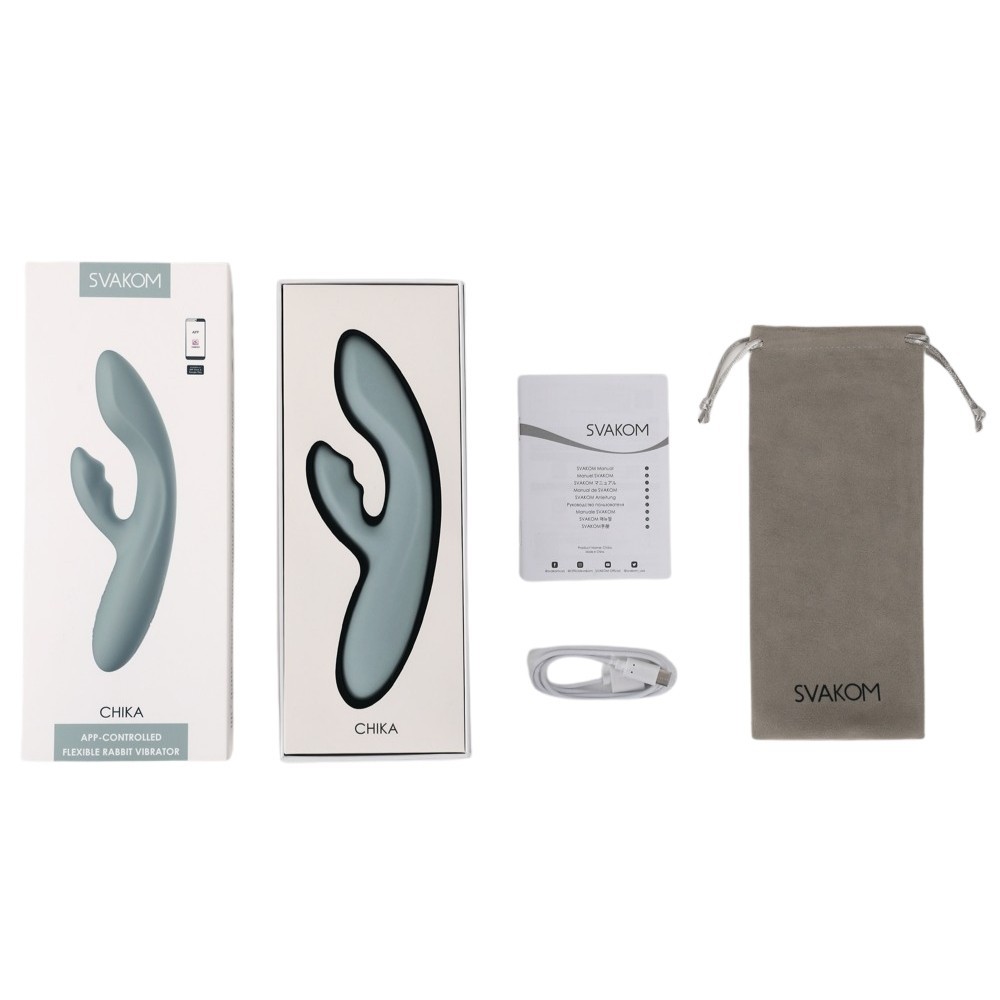 Svakom Chika App Controlled Isıtmalı Rabbit Vibrator