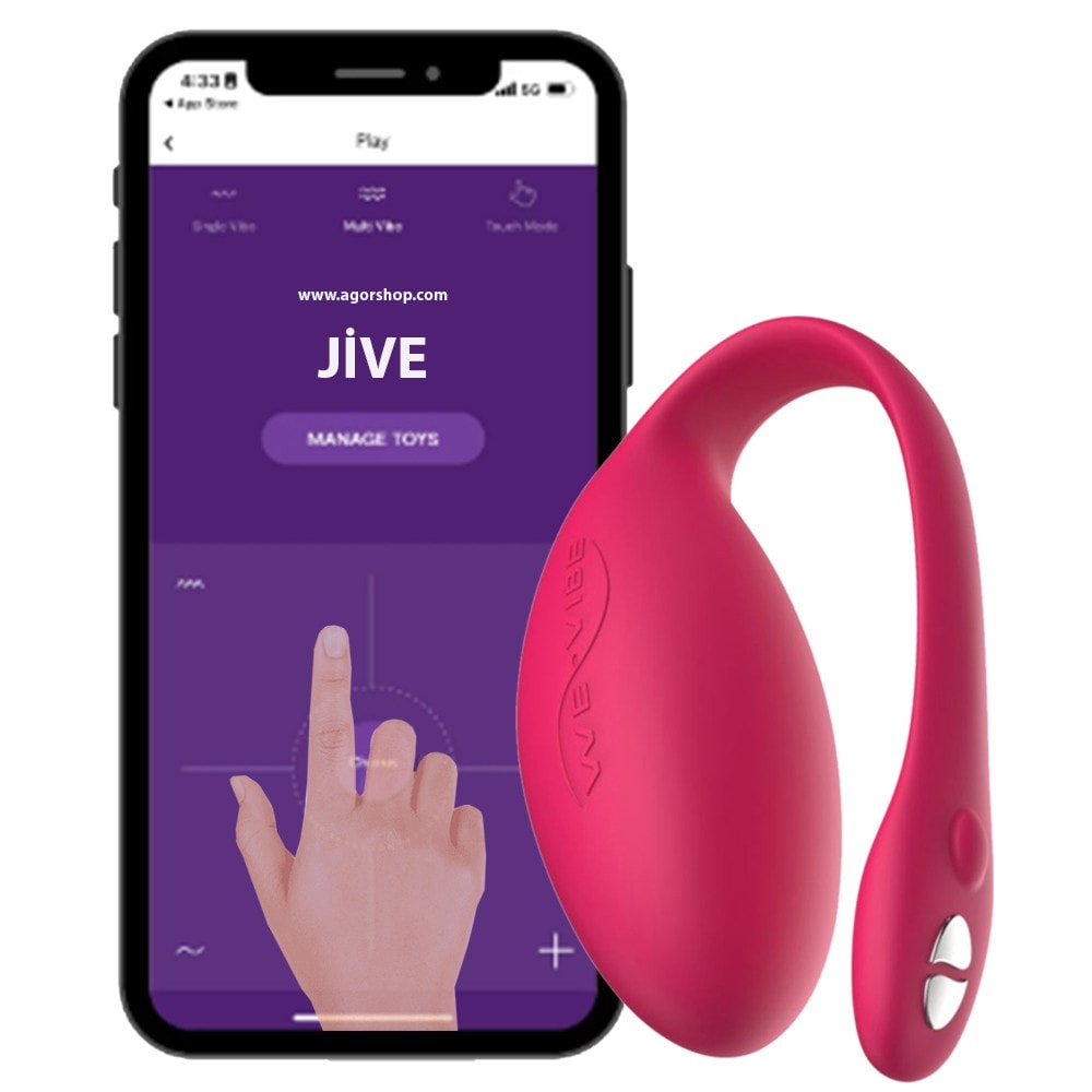 We-Vibe Jive Silicone App Controlled Wearable G-Spot Vibrator