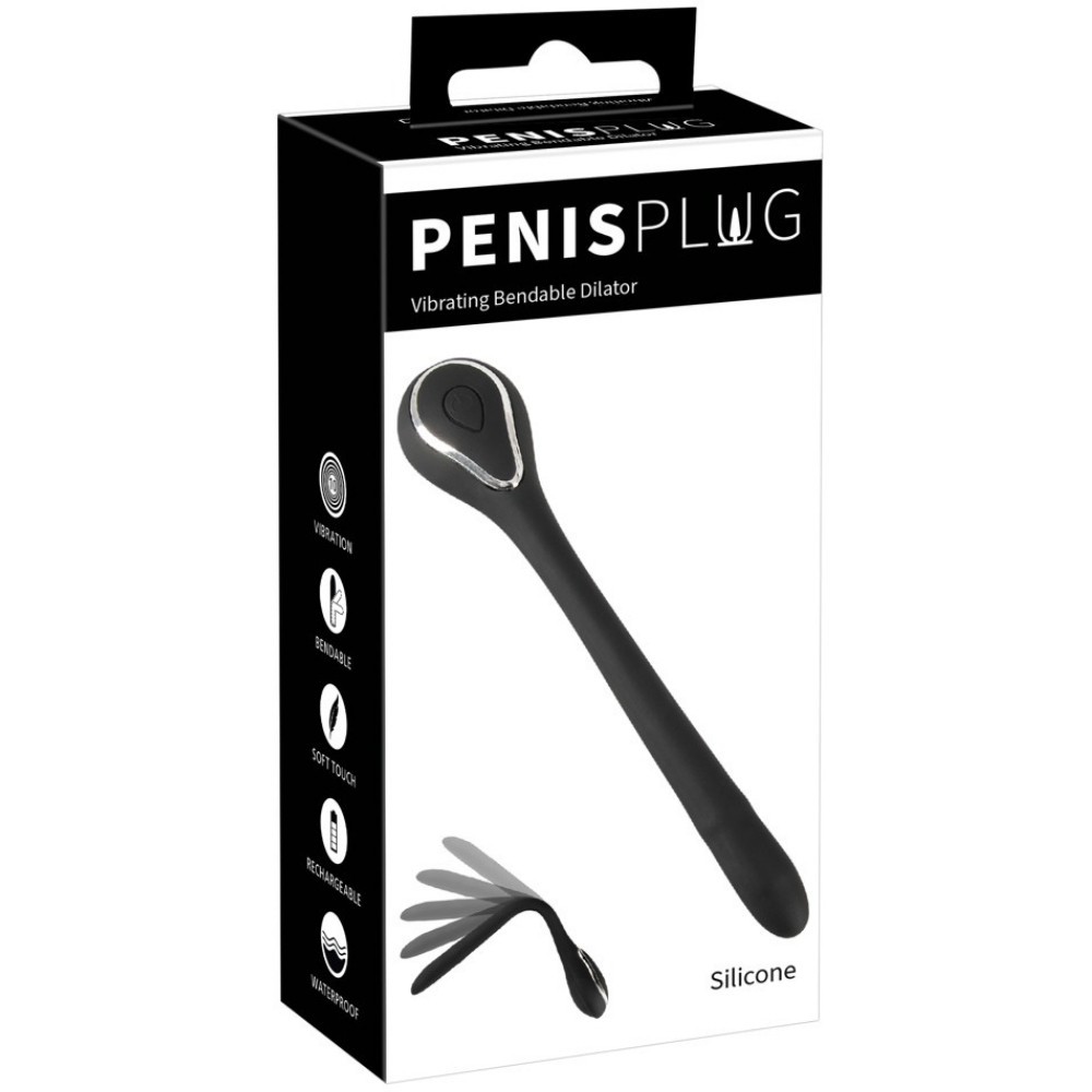 Penis Plug Vibrating Bendable Titreşimli Bükülebilir Dilator