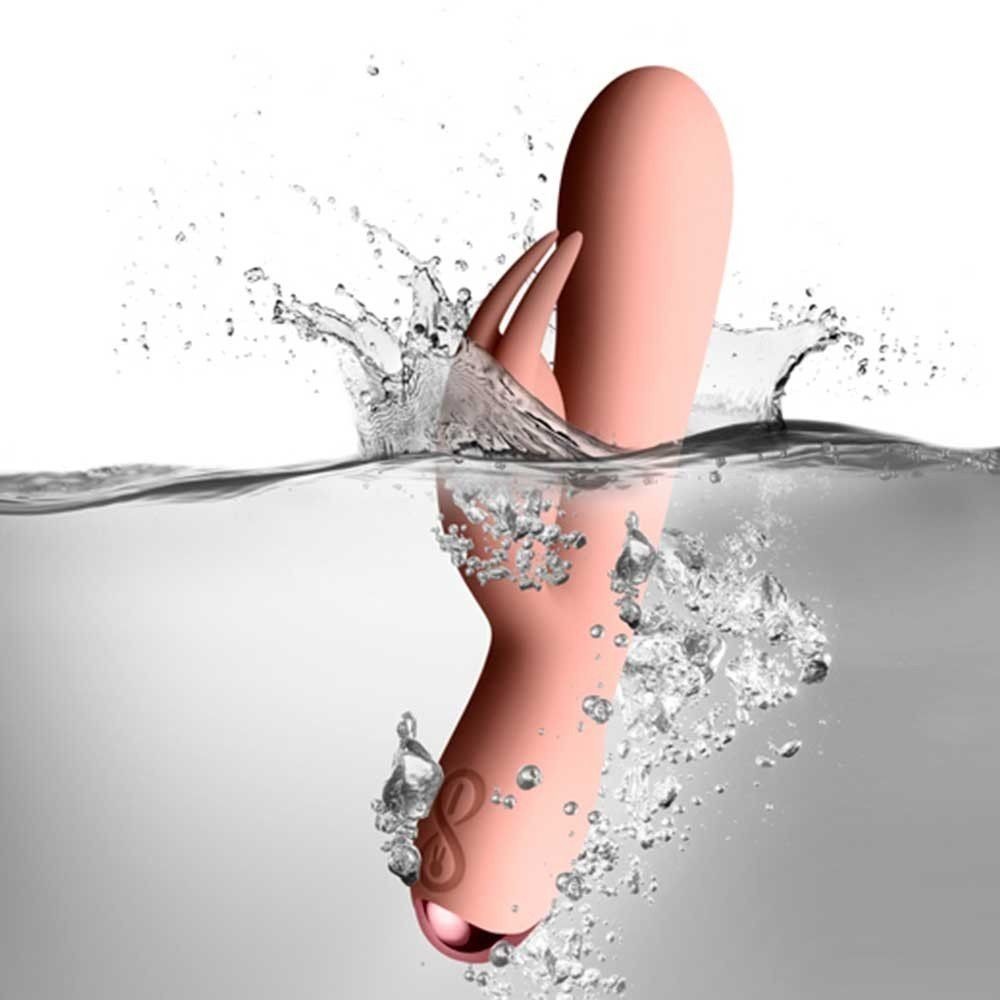 Rocks-Off 10 Speed Flutter For Your Ultimate Seduction Rabbit Vibrator - Pink