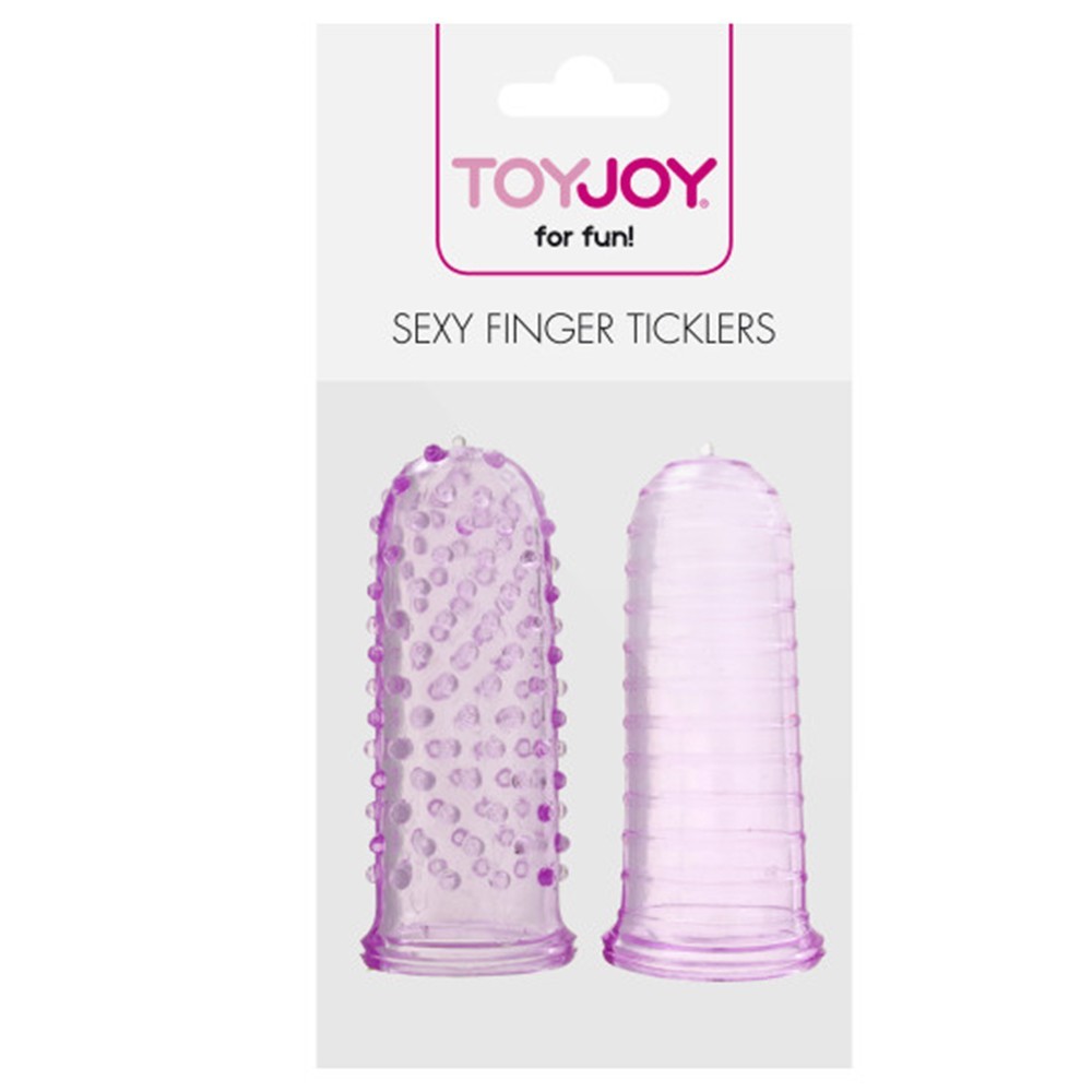 ToyJoy Sexy Finger Ticklers Jel Doku Parmak Kılıfı-Purple