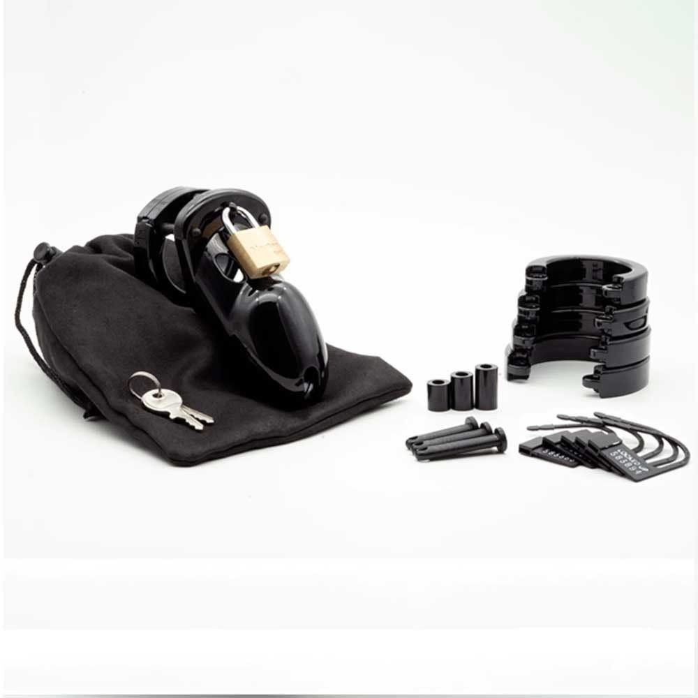 bAŞKa Master Chastity Devices Black Plastik Penis Kafesi