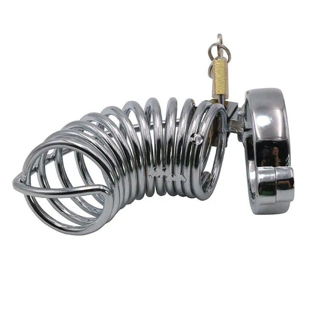 bAŞKa Master Male Chastity Metal Prisoner Cock Cage Penis Kilidi 45 mm