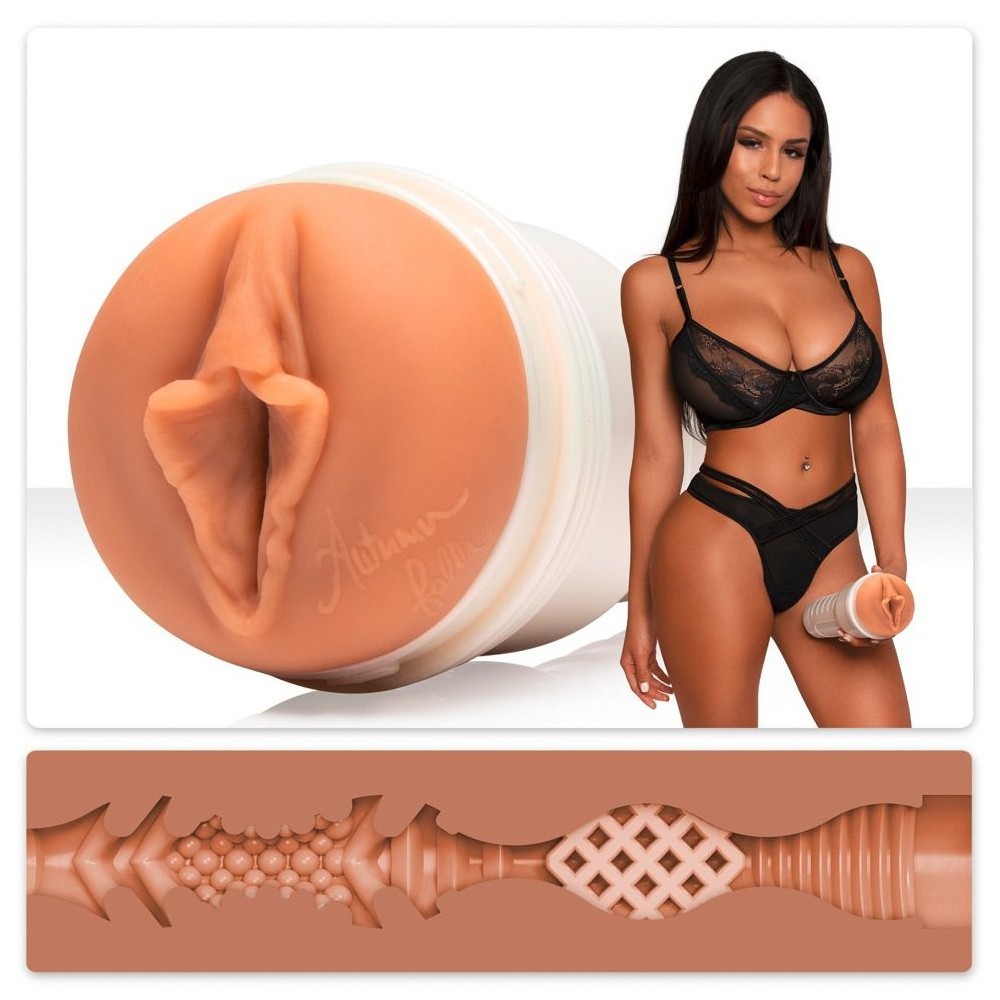 Original Fleshlight Girls Autumn Falls Cream Realistik Vajina Masturbator