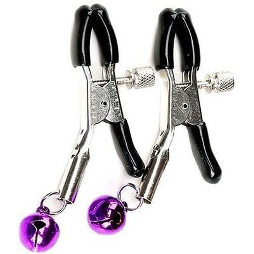 bAŞKa Fetish Fantasy Series Nipple Clamps 2 Beads Göğüs Ucu Klipsi