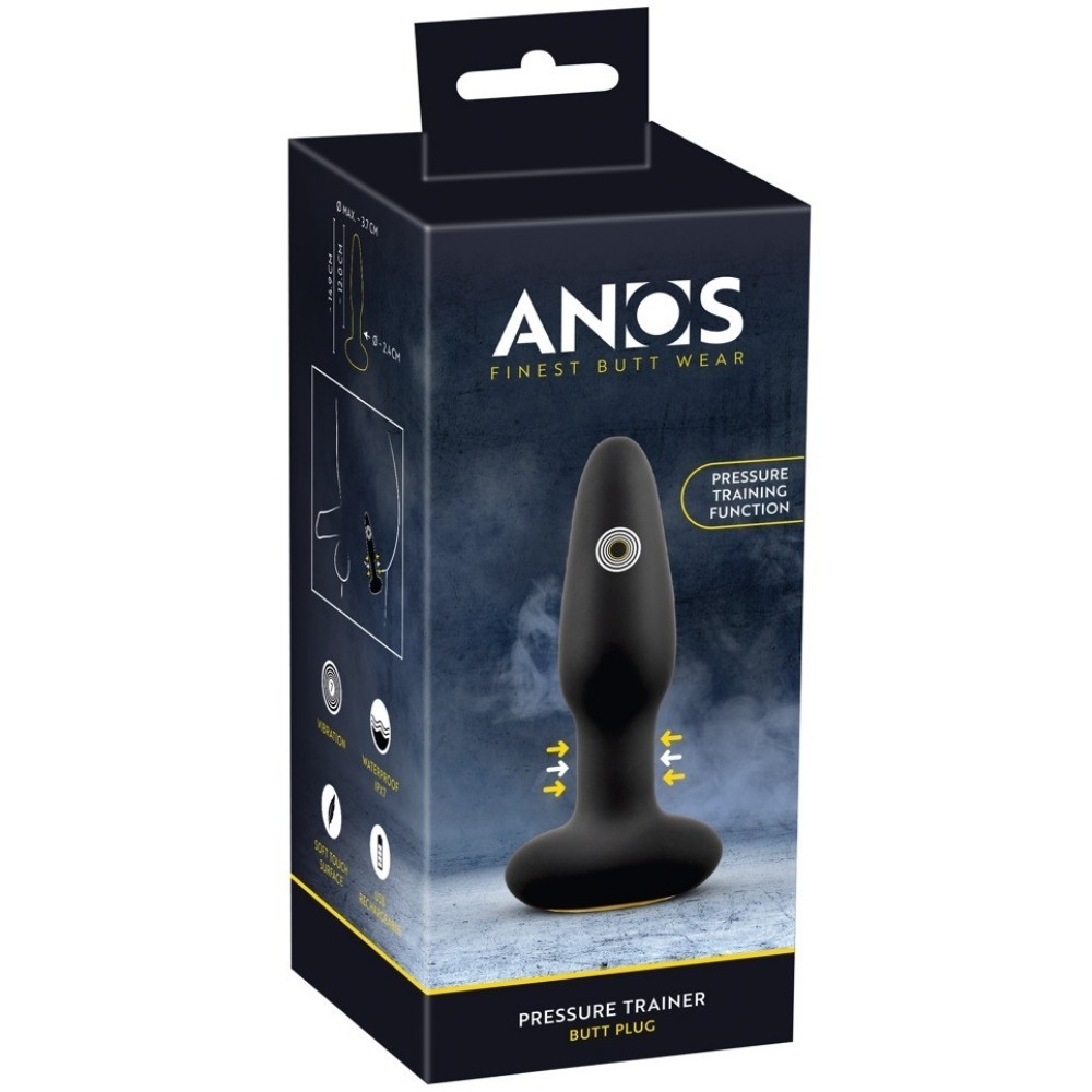 Anos Finest Butt Wear Pressure Trainer Butt Plug Anal Vibratör
