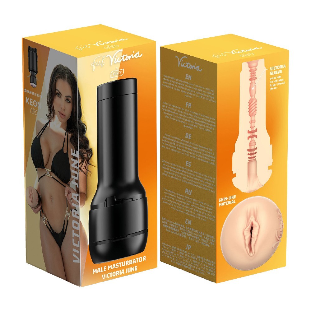 Kiiroo Star Collection Strokers Feel Victoria June Masturbator