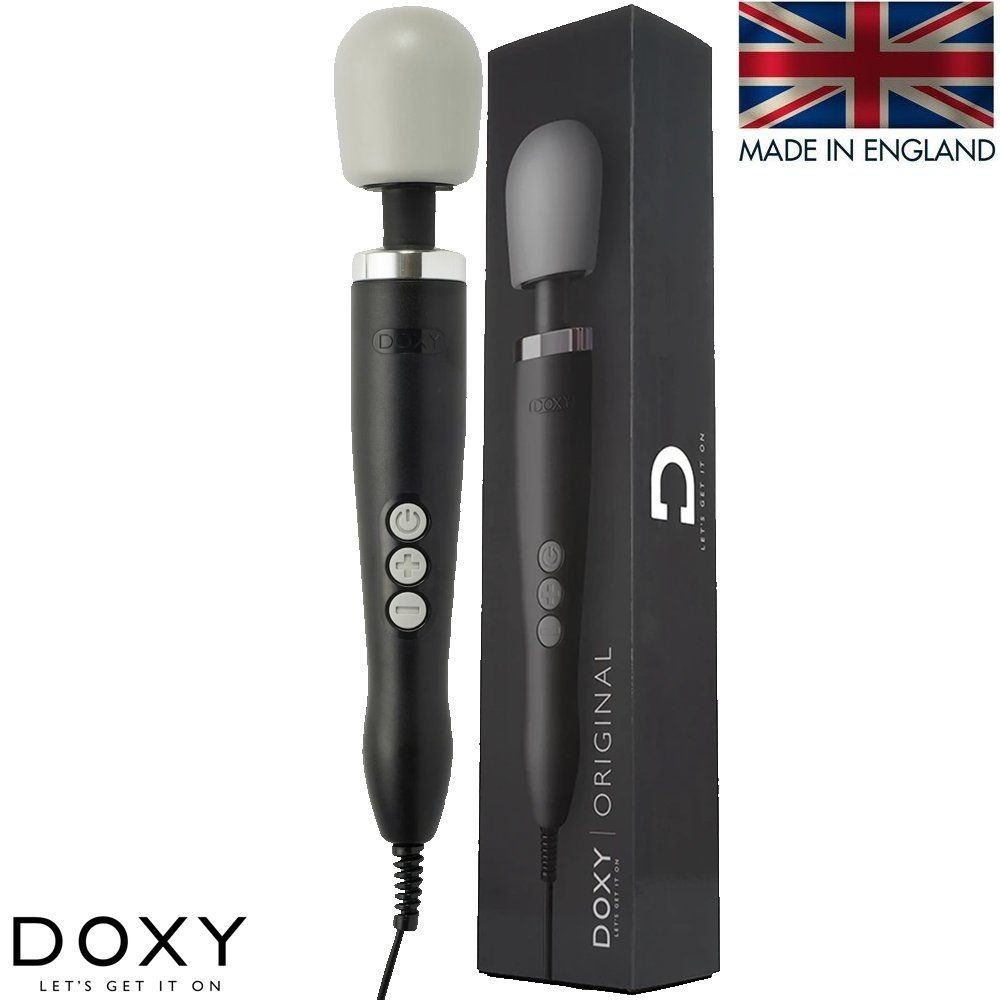 Doxy Original Wand Massager Black Masaj Wand Vibratör