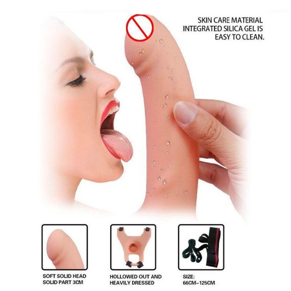 Aphrodisia Hollow Strap-On 15 cm İçi Boş Belden Bağlamalı Kemerli Penis-Melez