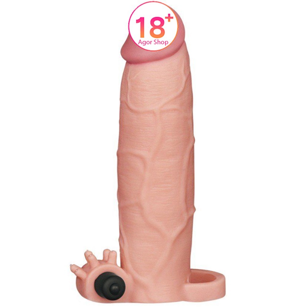 Lovetoy Pleasure X-Tender Vibrating Sleeve Titreşimli Penis Kılıfı LV1066