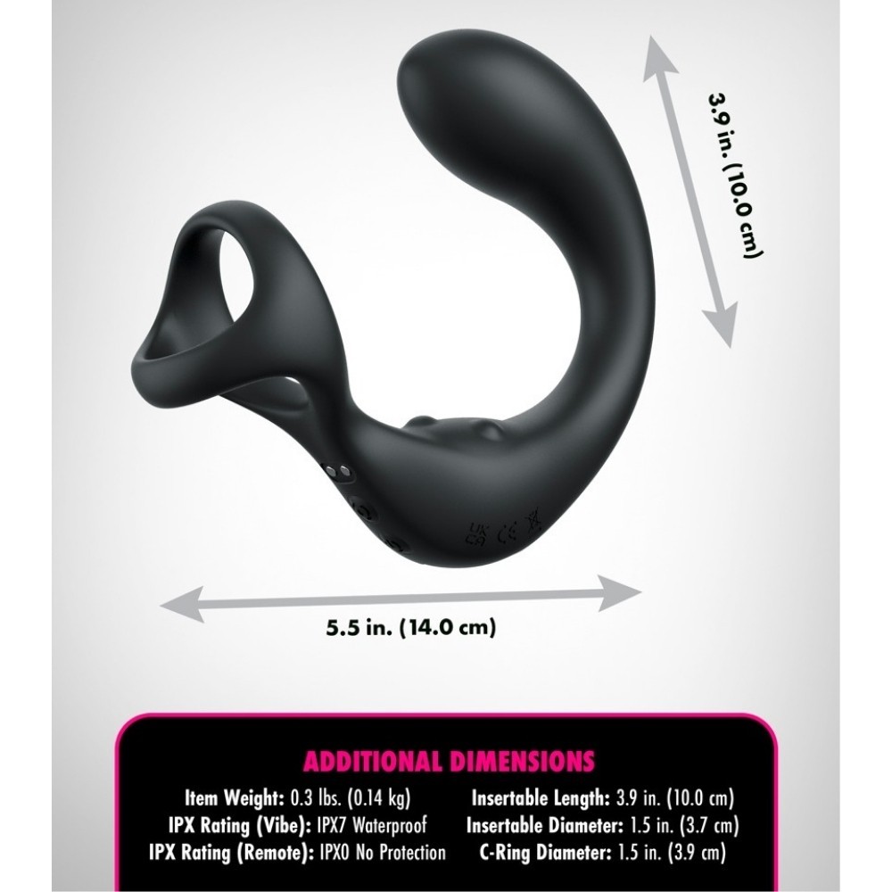 Pipedream Anal Fantasy Elite Collection Ass-Gasm Taint-Alizer Prostat Vibratör