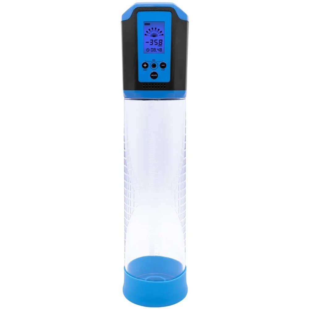 bAŞKa Canwin Bigger Man Passion Pump 8 Speed Otomatik Penis Pompası-Blue