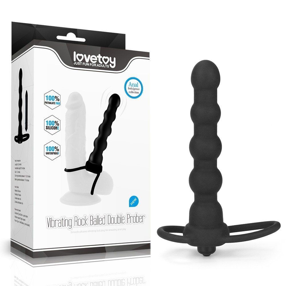 Lovetoy Vibrating Rock Balled Double Prober Anal Vibratör LV2619