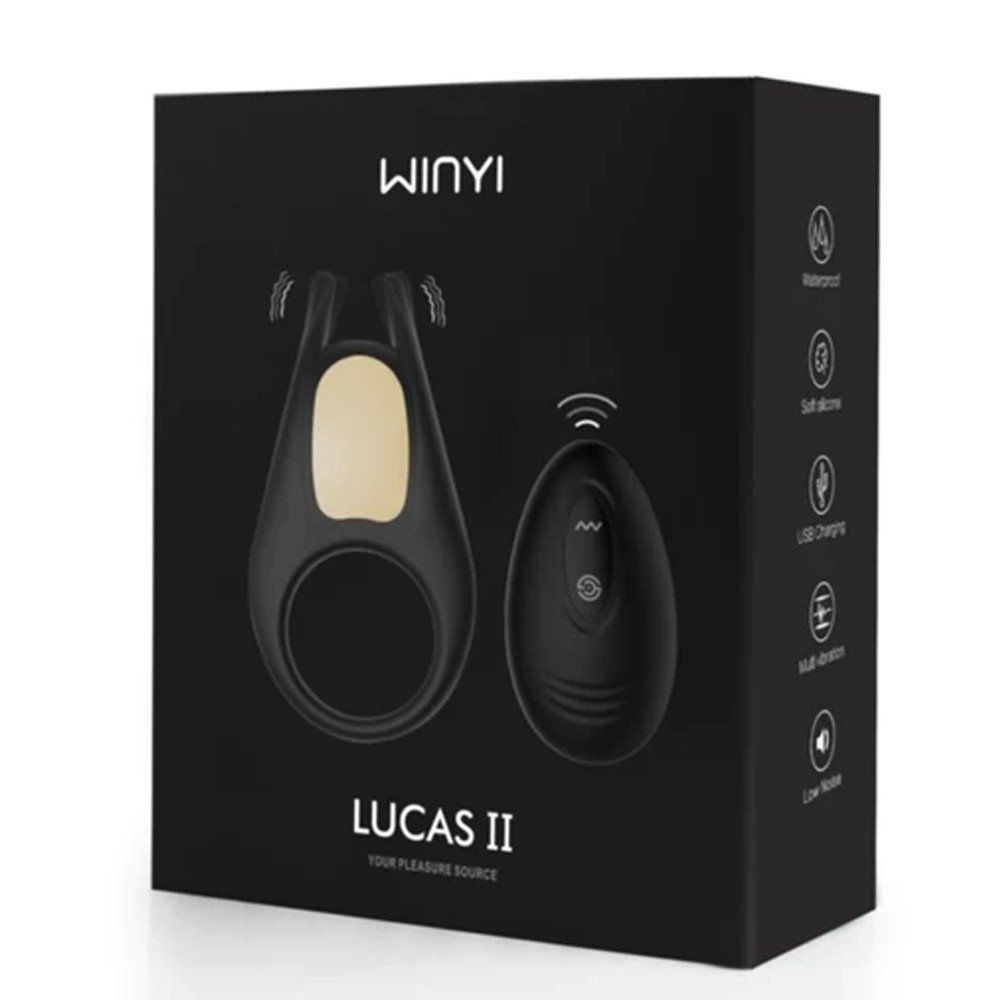 Winyi Lucas II Remote Control Cock Ring Klitoris Penis Halkası