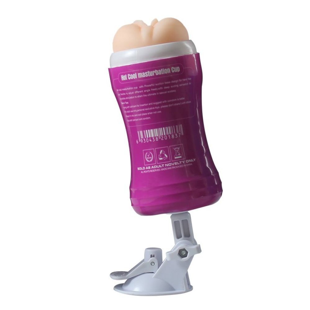 Shequ Hot Cool Sabitlenebilir Yapay Vajina Titreşimli Masturbator SQ-MA70003