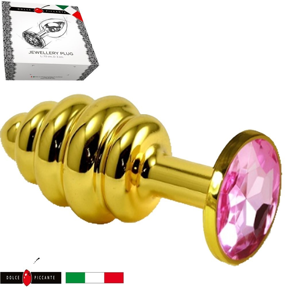 Dolce Piccante Small Boy Boğumlu Gold Anal Plug