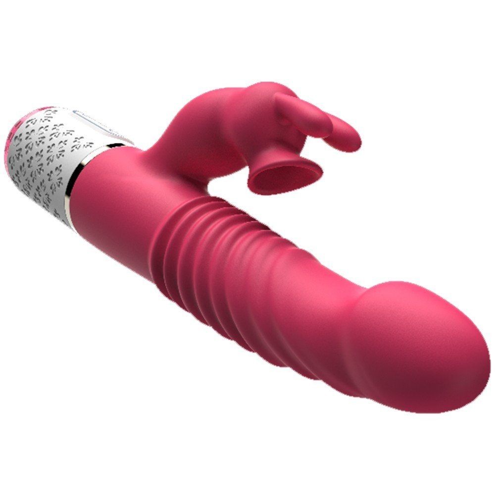 Dibe Sex Massager Hava Darbeli İleri Geri Hareketli Rabbit Vibratör