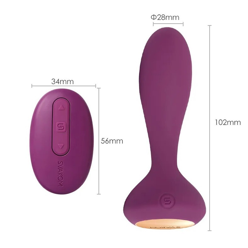 Svakom Julie Anal & G-spot Plug Prostate Massager with Remote Control
