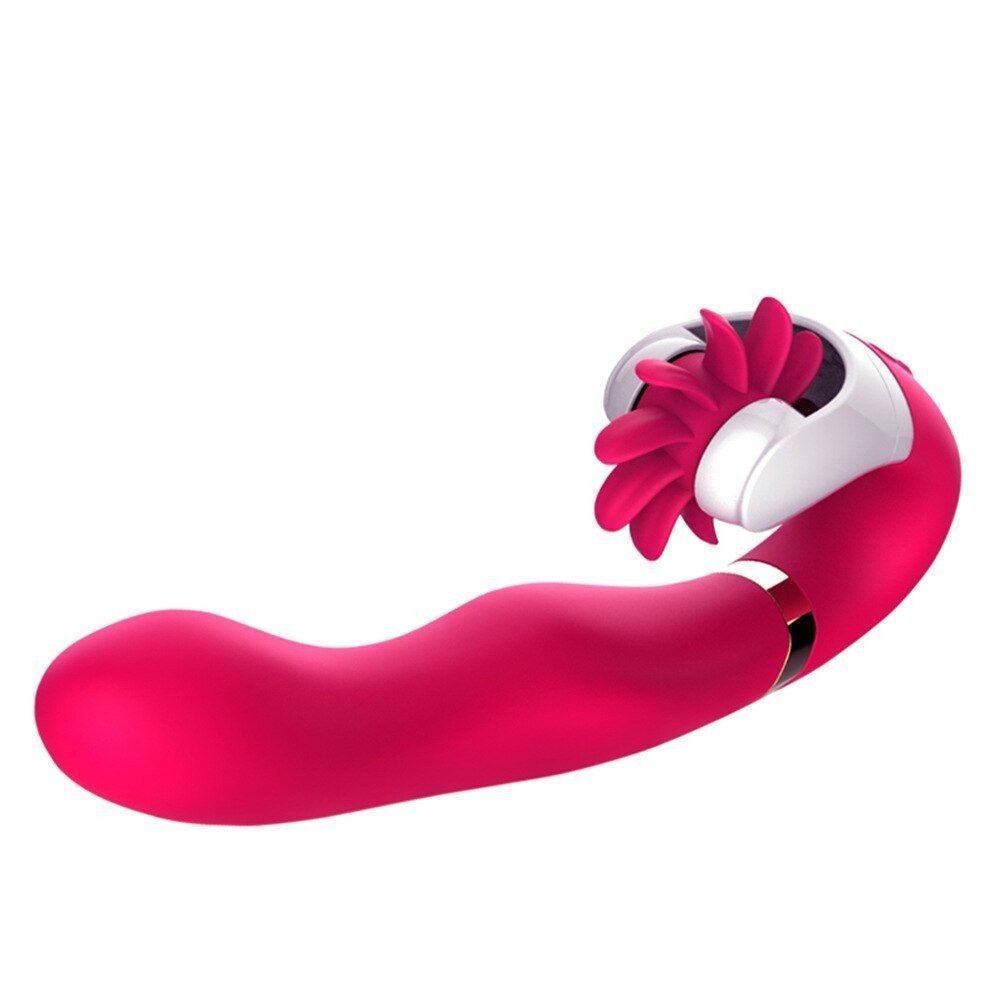 bAŞKa Dave 2 Licking Dil Hareketli Isıtmalı G-Spot Vibratör