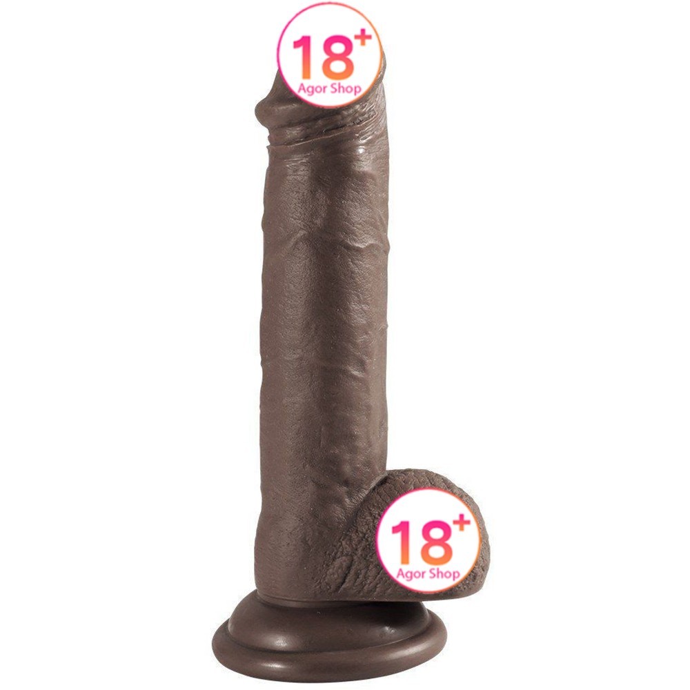 Shequ Dildo Series Addison Çift Katmanlı 17 cm Realistik Penis SQ-WBD10046