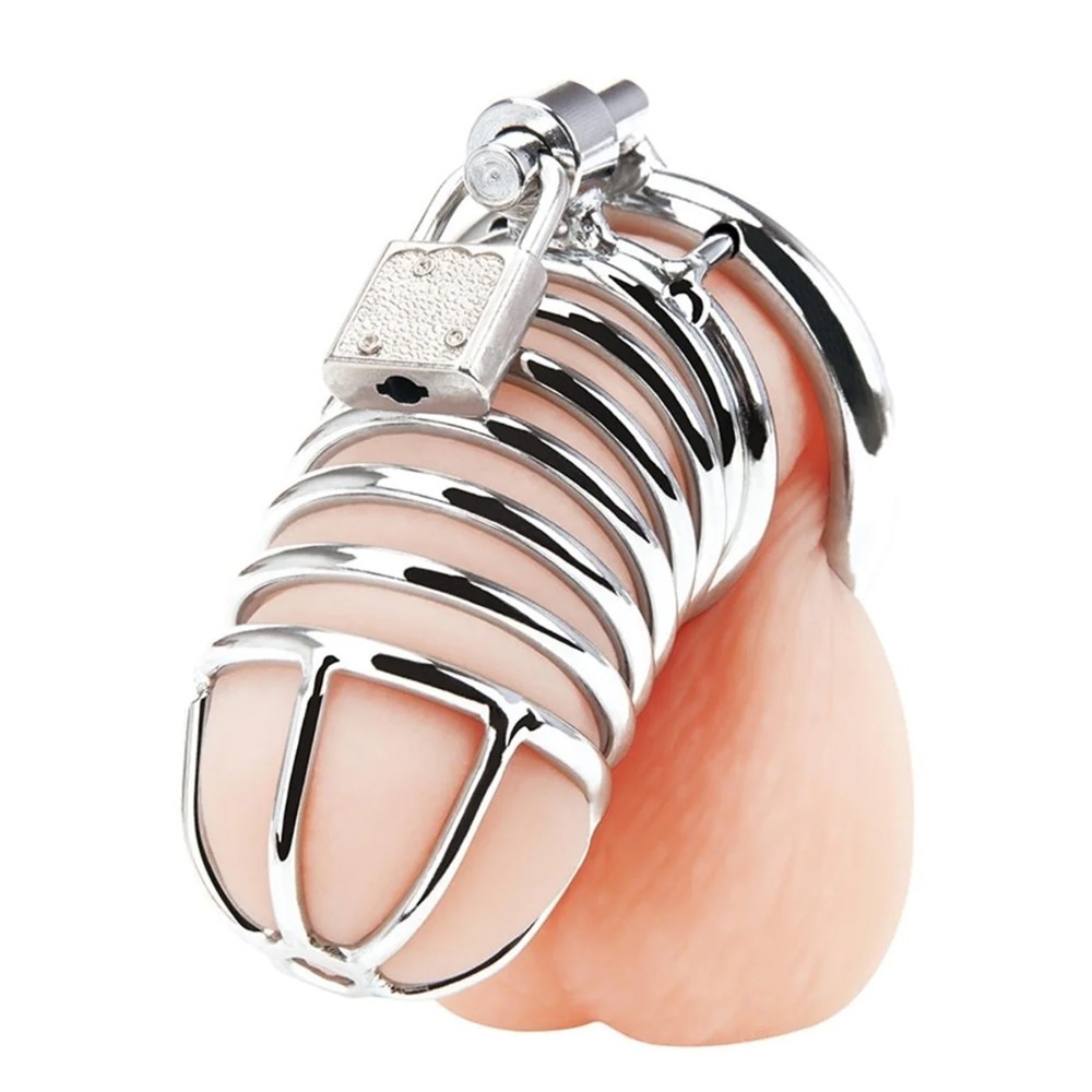 bAŞKa Master Male Chastity Blueline  Metal Penis Kilidi 40 mm