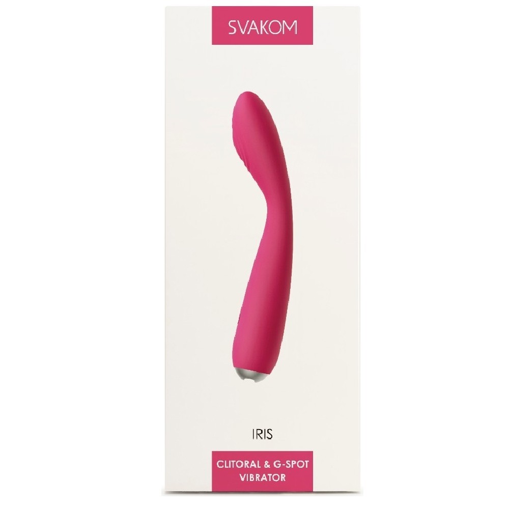 Svakom Iris Soft Esnek Kavisli Su Geçirmez Şarj Edilebilir G-Spot Vibratör