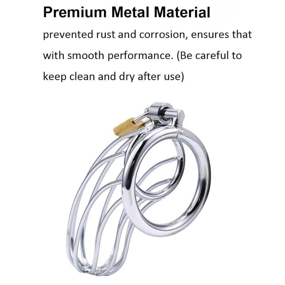 bAŞKa Master Male Chastity Breathable Cage Nefes Alınabilir Penis Kilidi 50 mm