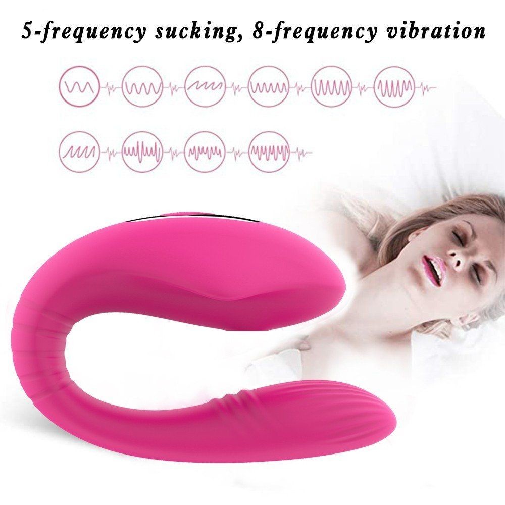 bAŞKa Wearable Sucking Vibe Couples Emiş Güçlü Giyilebilir Partner Vibratör