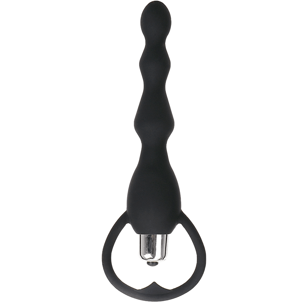 bAŞKa Anal Fantasy Beaded Tek Mod Boncuk Anal Vibratör-Black
