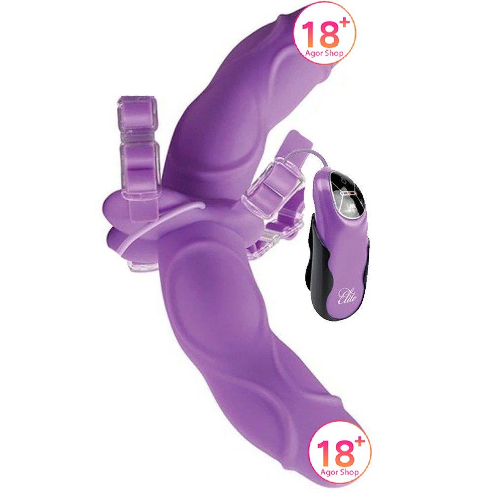 Pipedream Fetish Fantasy Elite Vibrating Double Delight Strap-On